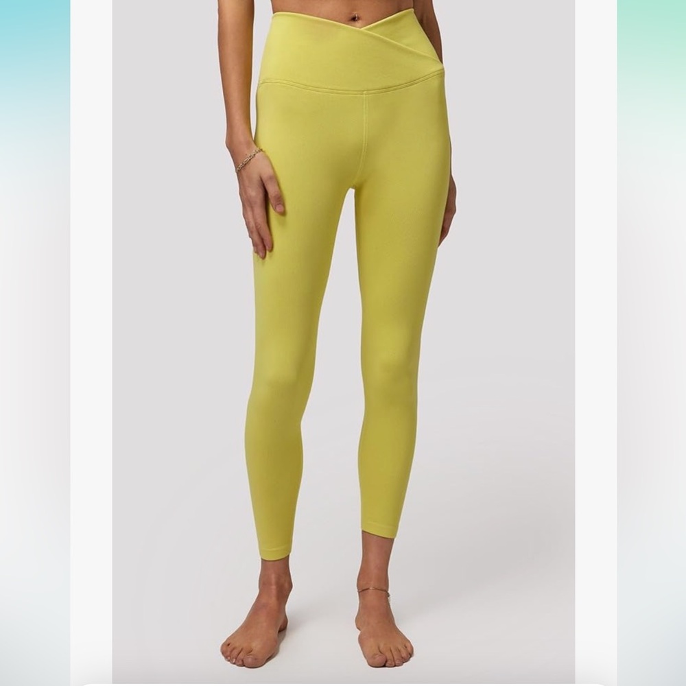 SPIRITUAL GANGSTER Wrap Front Waist, Seamless Leggings, Sz M/L.